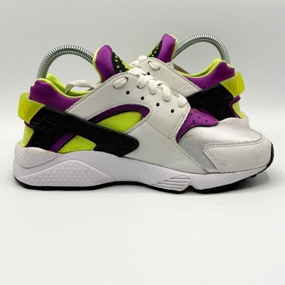 Nike Air Huarache Neon Magenta Lace Up Sneakers - Women’s US 8 / DH4439-101 - Picture 7 of 11